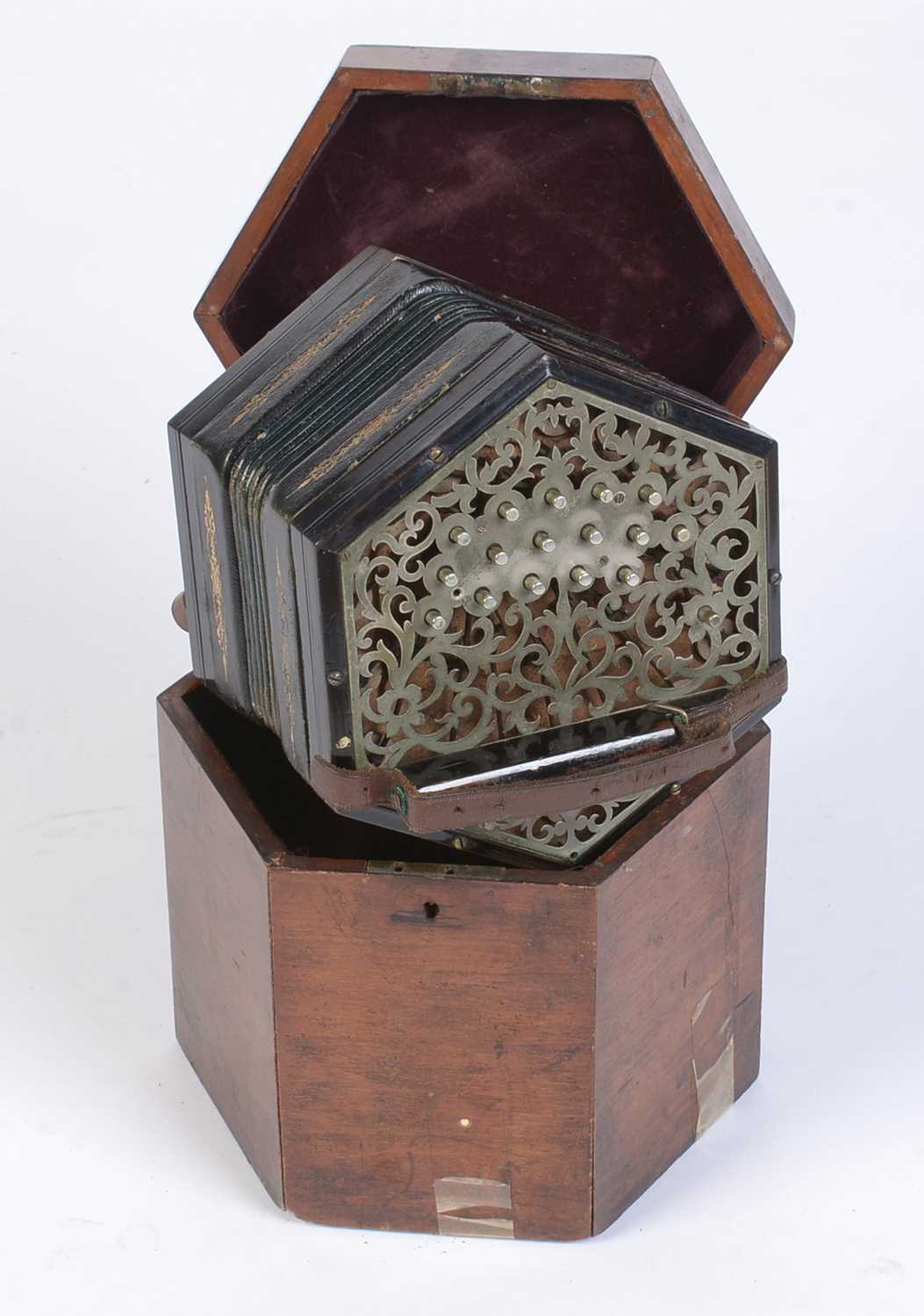 Lot 819 - Anglo system concertina