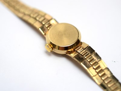Lot 241 - A Montime 9ct yellow gold cocktail watch