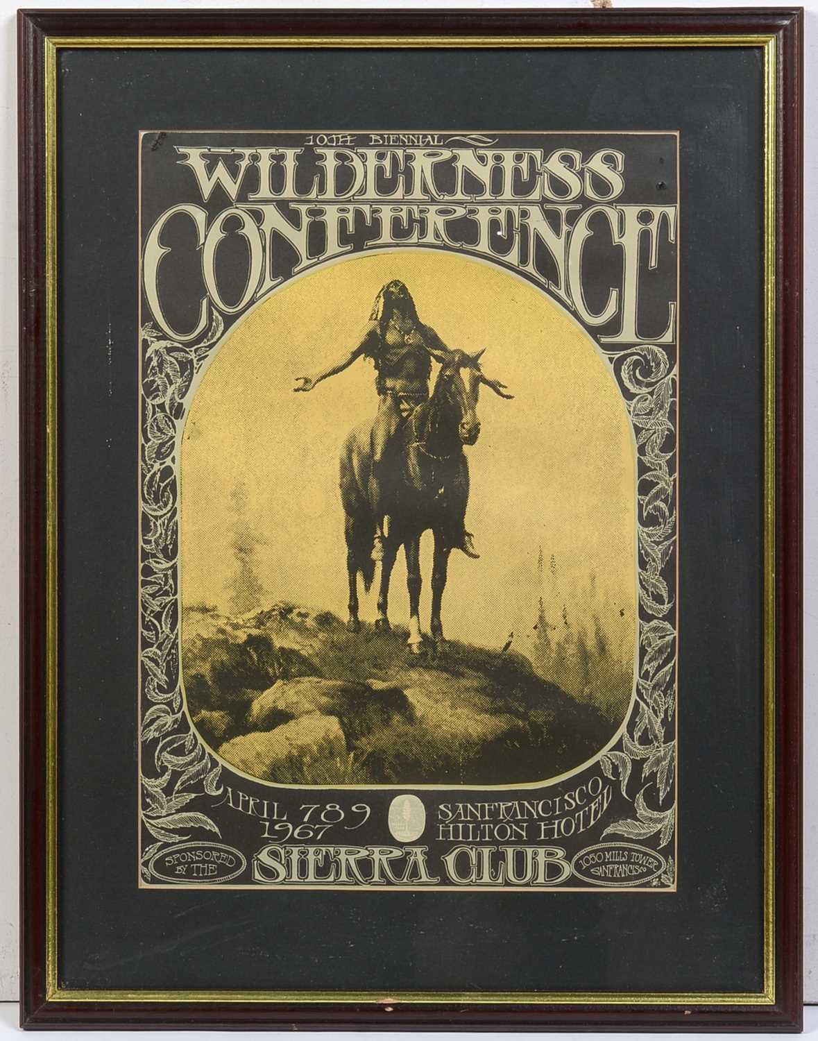 Lot 688 - A Stanley Mouse Sierra Club 1967 Wilderness Conference poster