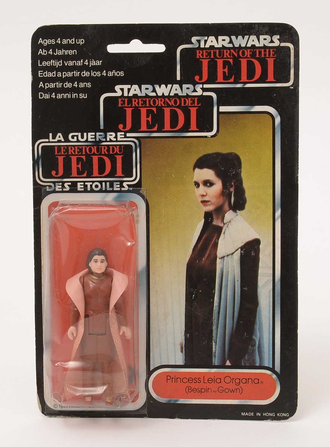 Lot 222 - Star Wars Return of the Jedi Princess Leia Organa (Bespin Gown) carded figure
