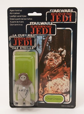 Lot 223 - Star Wars Return of the Jedi Chief Chirpa carded figure