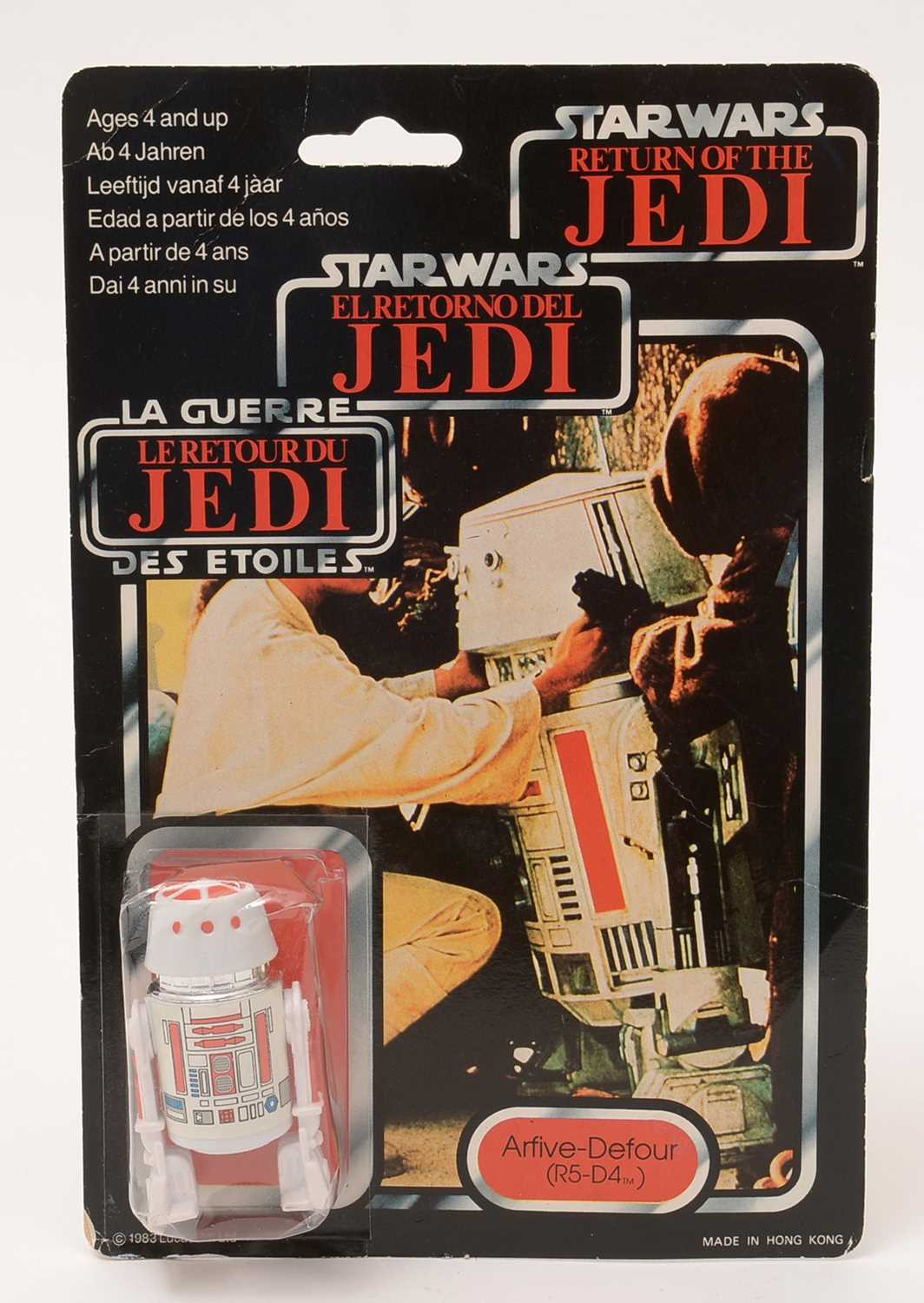 Lot 224 - Star Wars Return of the Jedi Arfive-Defour (R50D4) carded figure