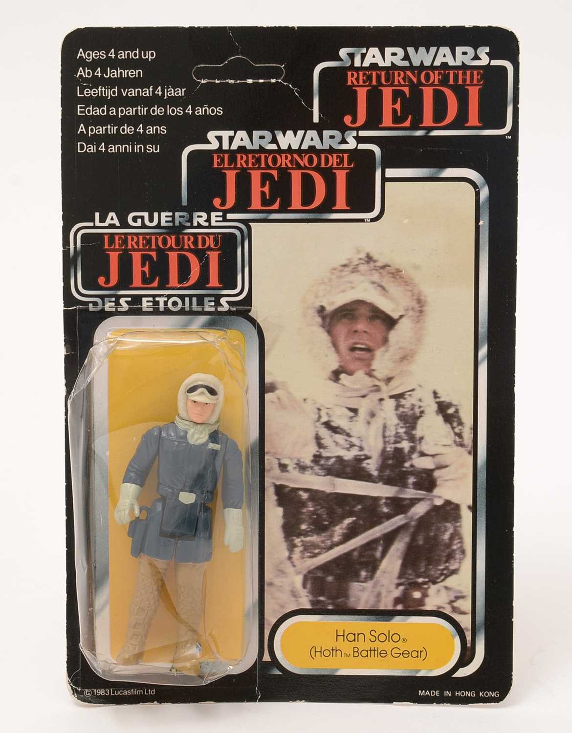 226 - Star Wars Return of the Jedi Han Solo (Hoth Battle Gear) carded figure