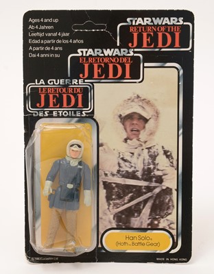 Lot 226 - Star Wars Return of the Jedi Han Solo (Hoth Battle Gear) carded figure