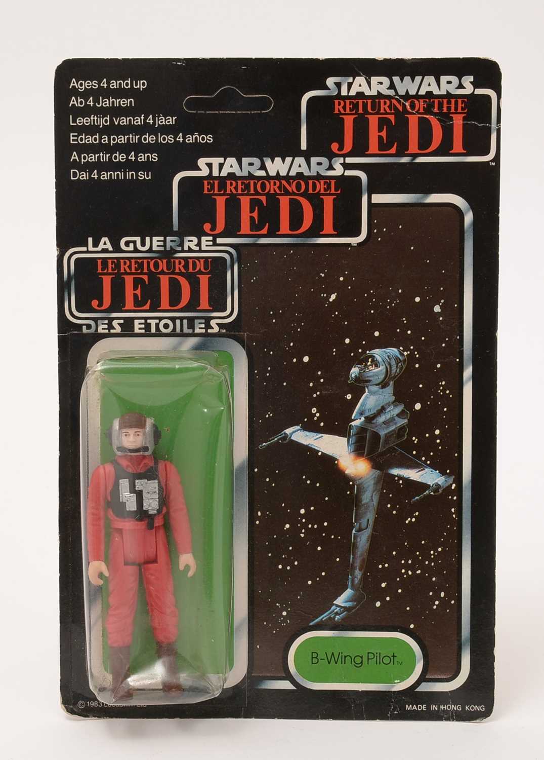 233 - Star Wars Return of the Jedi B-Wing Pilot carded figure,