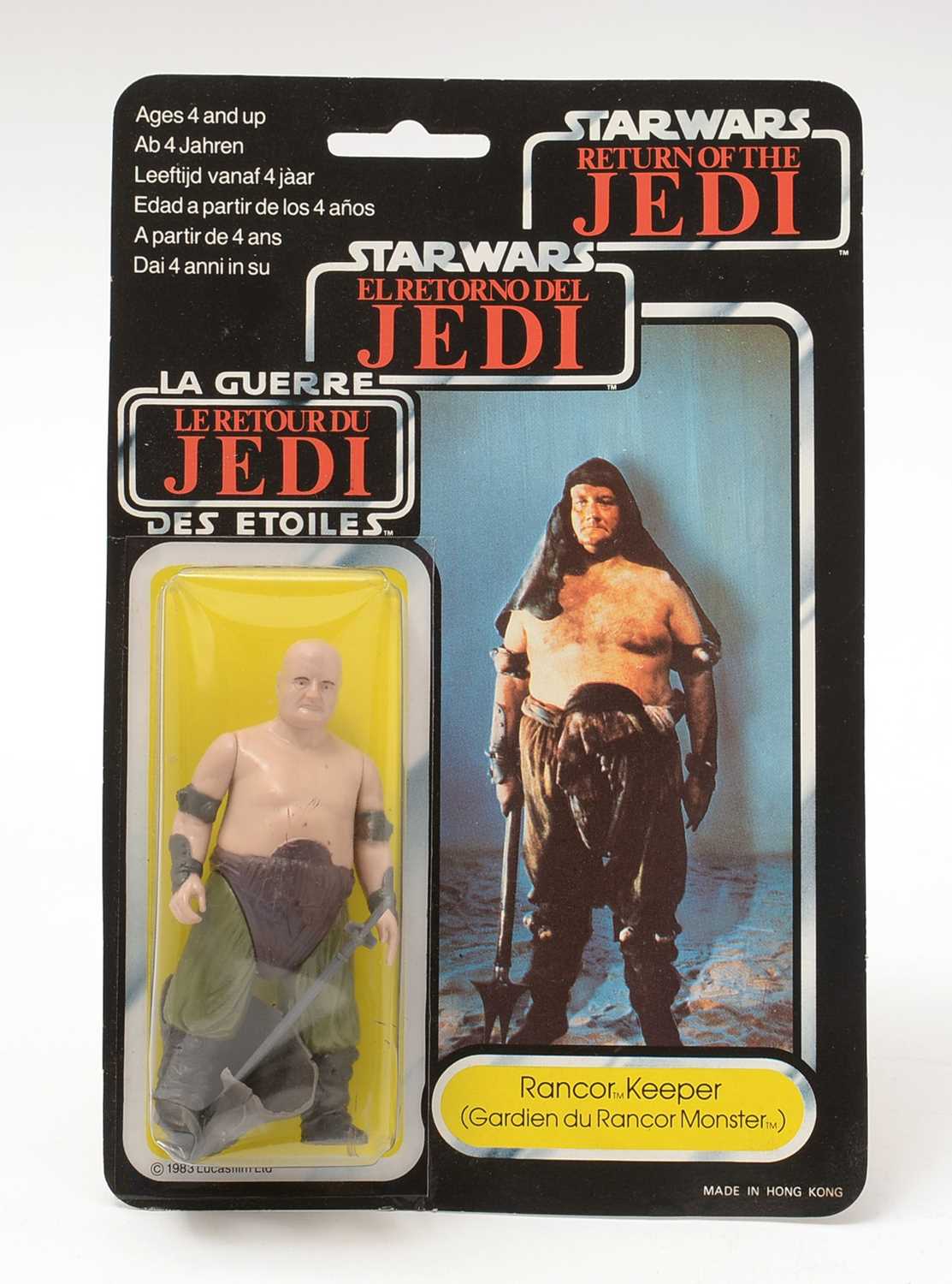 Lot 245 - Star Wars Return of the Jedi Rancor Keeper carded figure