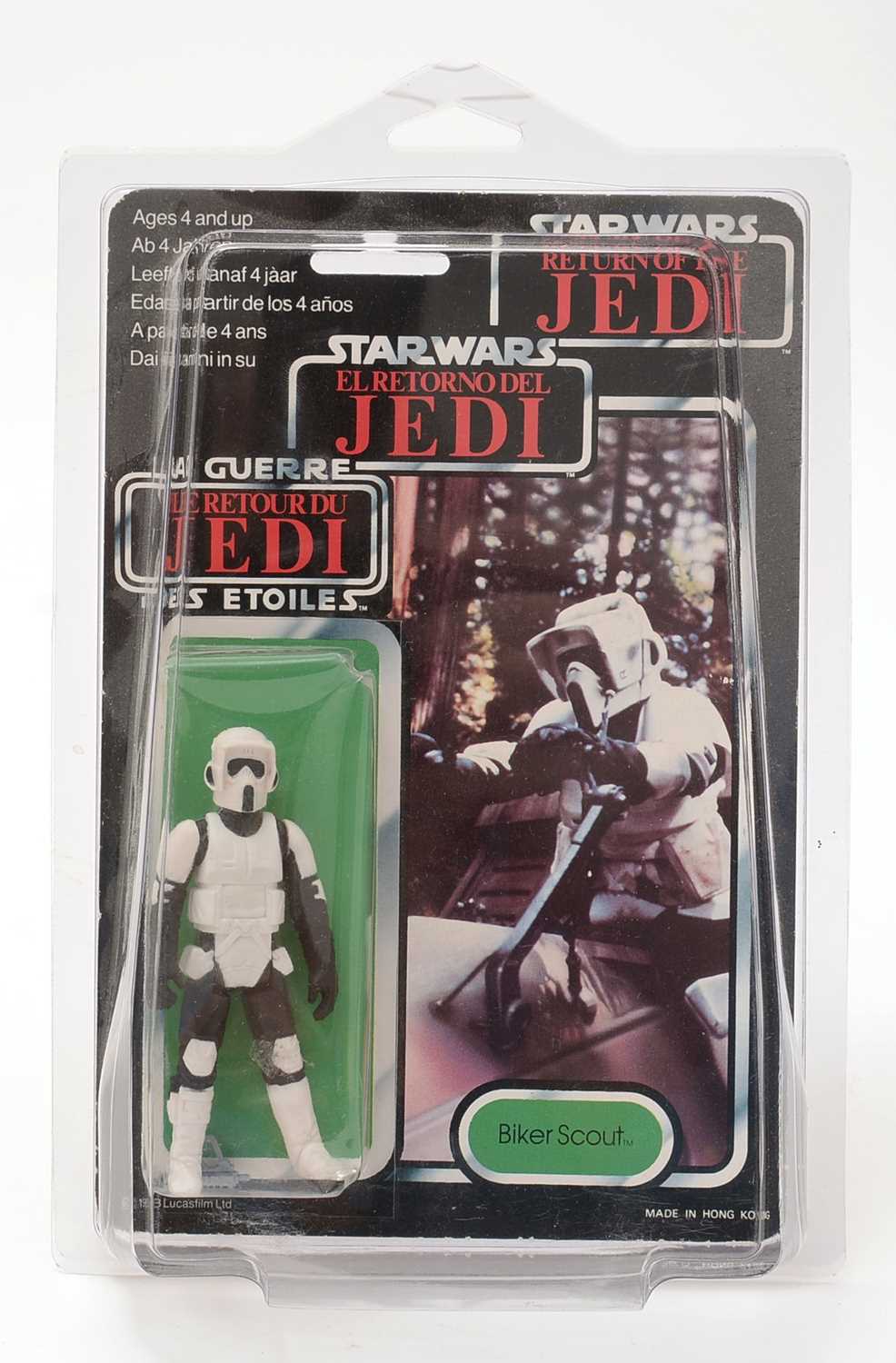 Lot 262 - Star Wars Return of the Jedi Biker Scout carded figure