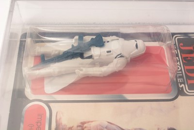 Lot 266 - Star Wars Return of the Jedi Imperial Stormtrooper carded figure, AFA graded