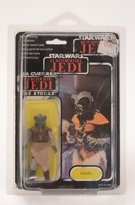 Lot 276 - Star Wars Return of the Jedi Klaatu carded figure