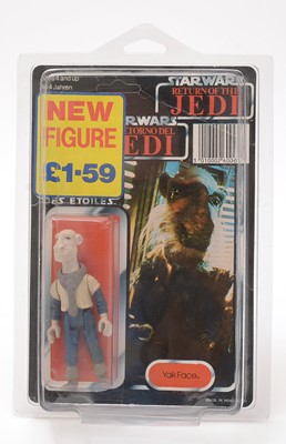 Lot 287 - Star Wars Return of the Jedi Yak Face carded figure