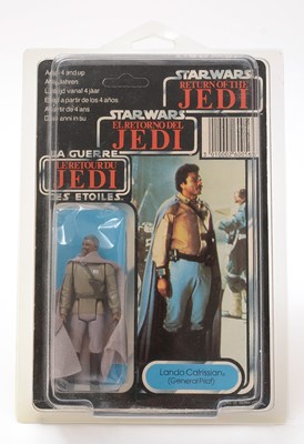 Lot 290 - Star Wars Return of the Jedi Lando Calrissian (General Pilot) carded figure