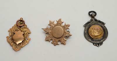 Lot 133 - A group of gold and silver prize medallions.