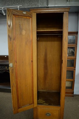 Lot 75 - German ship's wardrobe, possibly from the SS Imperator/Berengaria.