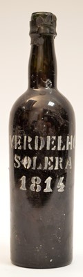 Lot 672 - A bottle of Verdelho Solera Madeira, 1814