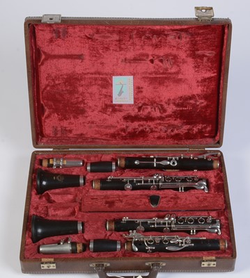 Lot 807 - Pair of Boosey and Hawkes Clarinets Imperial Model 926 Bb and A, cased