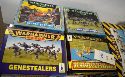 Lot 404 - A selection of Warhammer and other model figure sets
