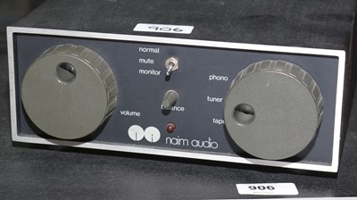 Lot 906 - Naim Audio pre-amp and power amp