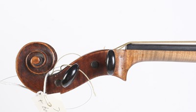 Lot 825 - Violin labelled Nicholas Peron