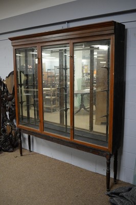 Lot 74 - An early 20th Century mirror-backed display case