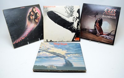 Lot 967 - Deep Purple, Ozzy Osbourne and Led Zeppelin LPs