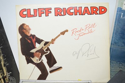 Lot 937 - Cliff Richard signed LPs and ephemera