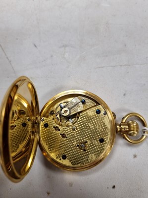 Lot 33 - An early 20th Century Swiss 18ct yellow gold cased open faced pocket watch