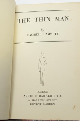 Lot 804 - D. Hammett The Thin Man.