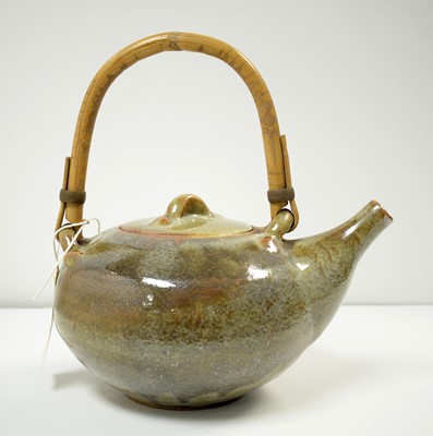 Lot 365 - A studio pottery teapot.
