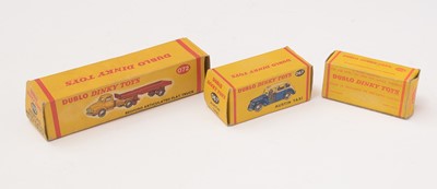 Lot 339 - Three boxed Dublo Dinky Toys
