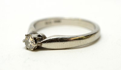 Lot 135A - A diamond solitaire ring
