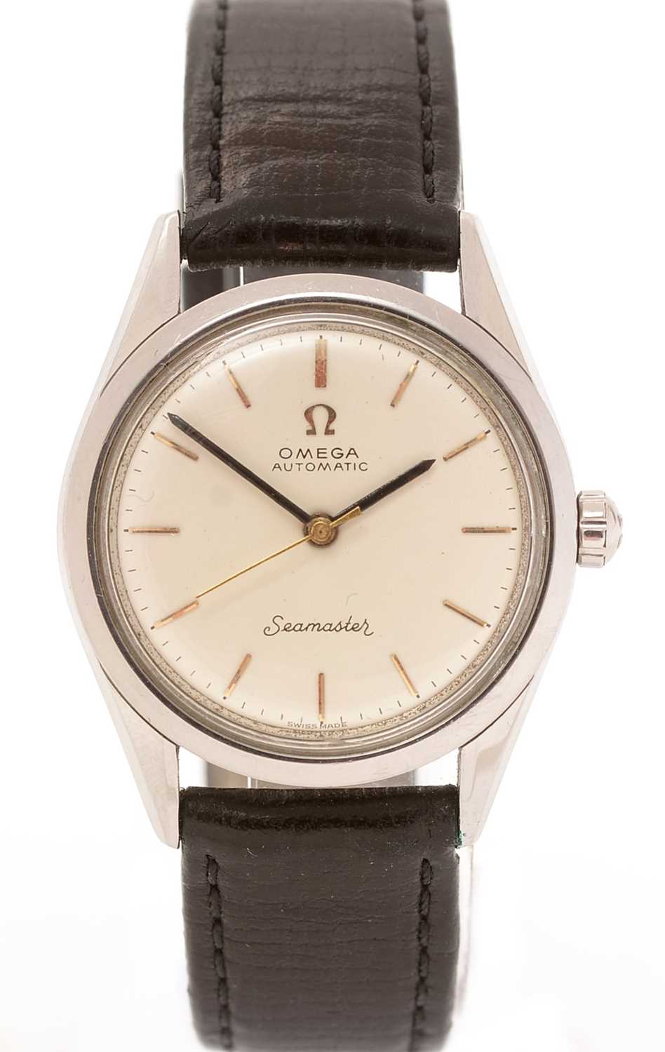 Lot 37 - Omega Seamaster: a stainless steel cased automatic wristwatch