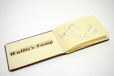 Lot 711 - A 1960s autograph album containing football and other autographs