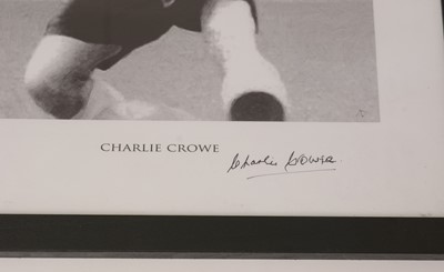 Lot 628 - Autograph of Newcastle United footballer Charlie Crowe