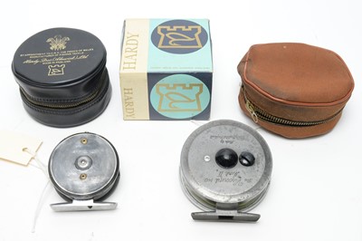 Lot 566 - Two Hardy Bros Ltd reels