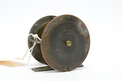 Lot 570 - An early 20th Century all brass reel, for Luscombe