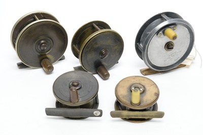 Lot 578 - Five fishing reels by Army & Navy CoOp Company