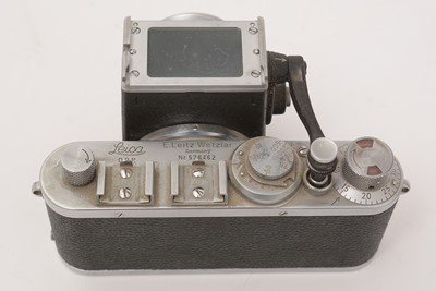Lot 802 - Leica If 35mm camera and collapsible lens.