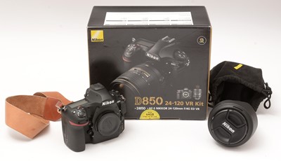 Lot 353 - A Nikon D850 camera kit.