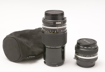 Lot 358 - Two Nikon lenses.