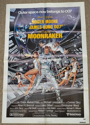 Lot 699 - James Bond Moonraker (1979) film poster.