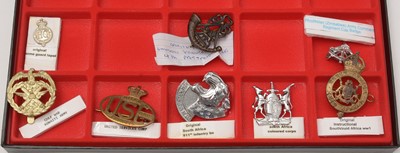 Lot 499 - Collection of military cap badges