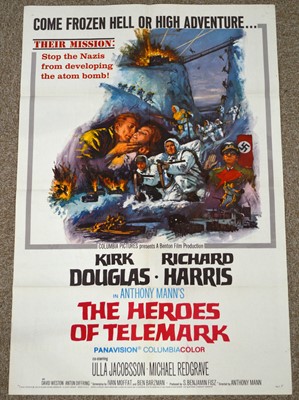 Lot 703 - The Heroes of Telemark (1966) film poster.