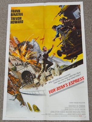 Lot 704 - Von Ryan's Express (1965) film poster.