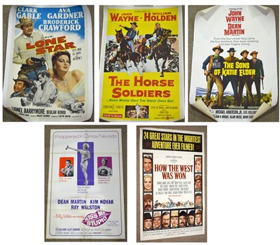 Lot 696 - Five US film posters, various.