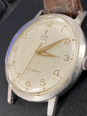 Lot 127 - A 1960s stainless-steel cased Tudor "Royal" wristwatch