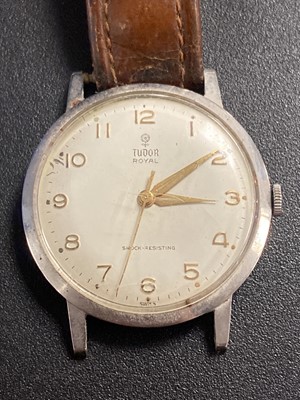 Lot 127 - A 1960s stainless-steel cased Tudor "Royal" wristwatch