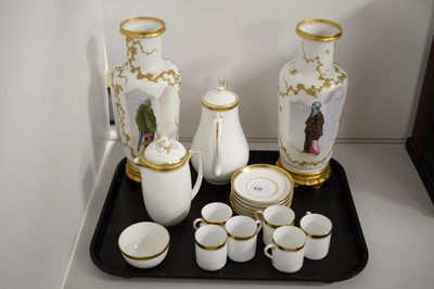 Lot 432 - Tuscan 'Plant' coffee service; and other ceramics.