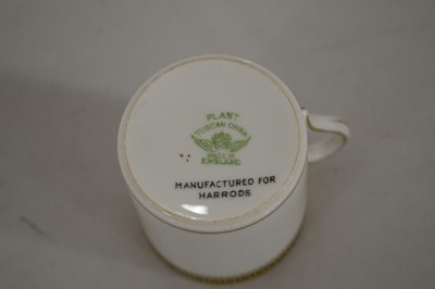 Lot 432 - Tuscan 'Plant' coffee service; and other ceramics.