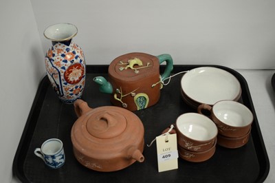 Lot 409 - A selection of tea ware and decorative ceramics