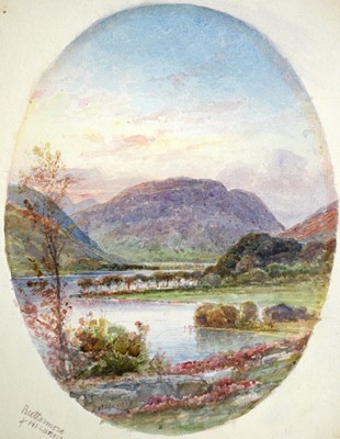 Lot 51 - Malcolm Crosse - Buttermere, and Honister Cragg; English Lake District | watercoloour